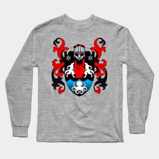 Modern Niall of the Nine Hostages Coat of Arms Long Sleeve T-Shirt